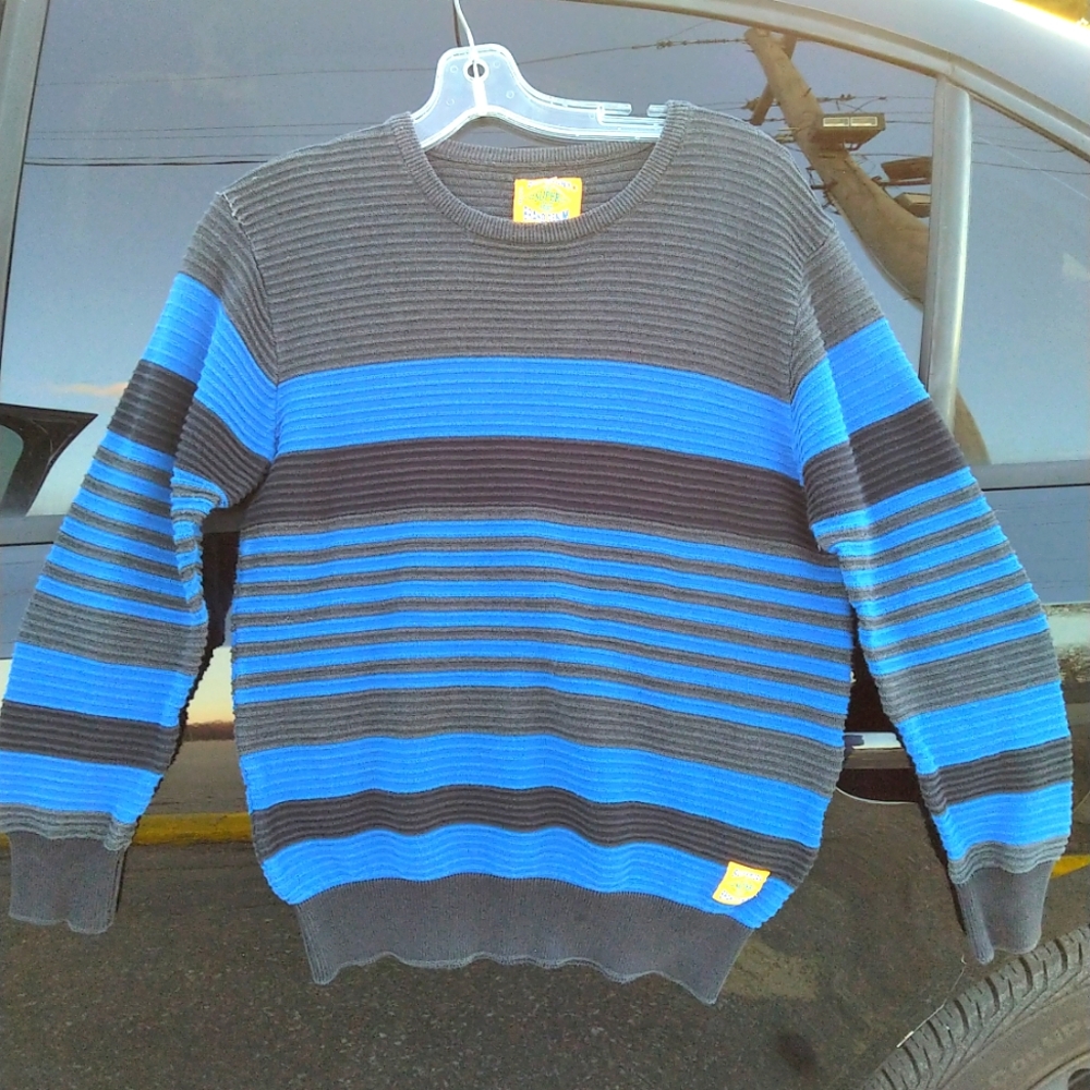 Superdry men's large crewneck knitted  sweater